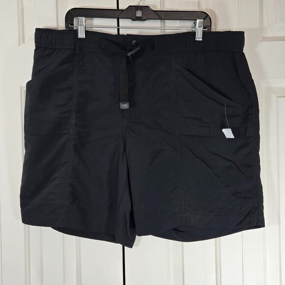 NWT Eddie Bauer Men’s Black Shorts – Size XL, Casual Outdoor Style - Picture 1 of 4